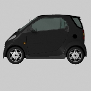 retro Models 3D auto smart fortwo