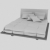 modello 3d bed 01