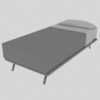 modello 3d bed 03