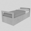 modello 3d bed 06