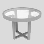 round glass table