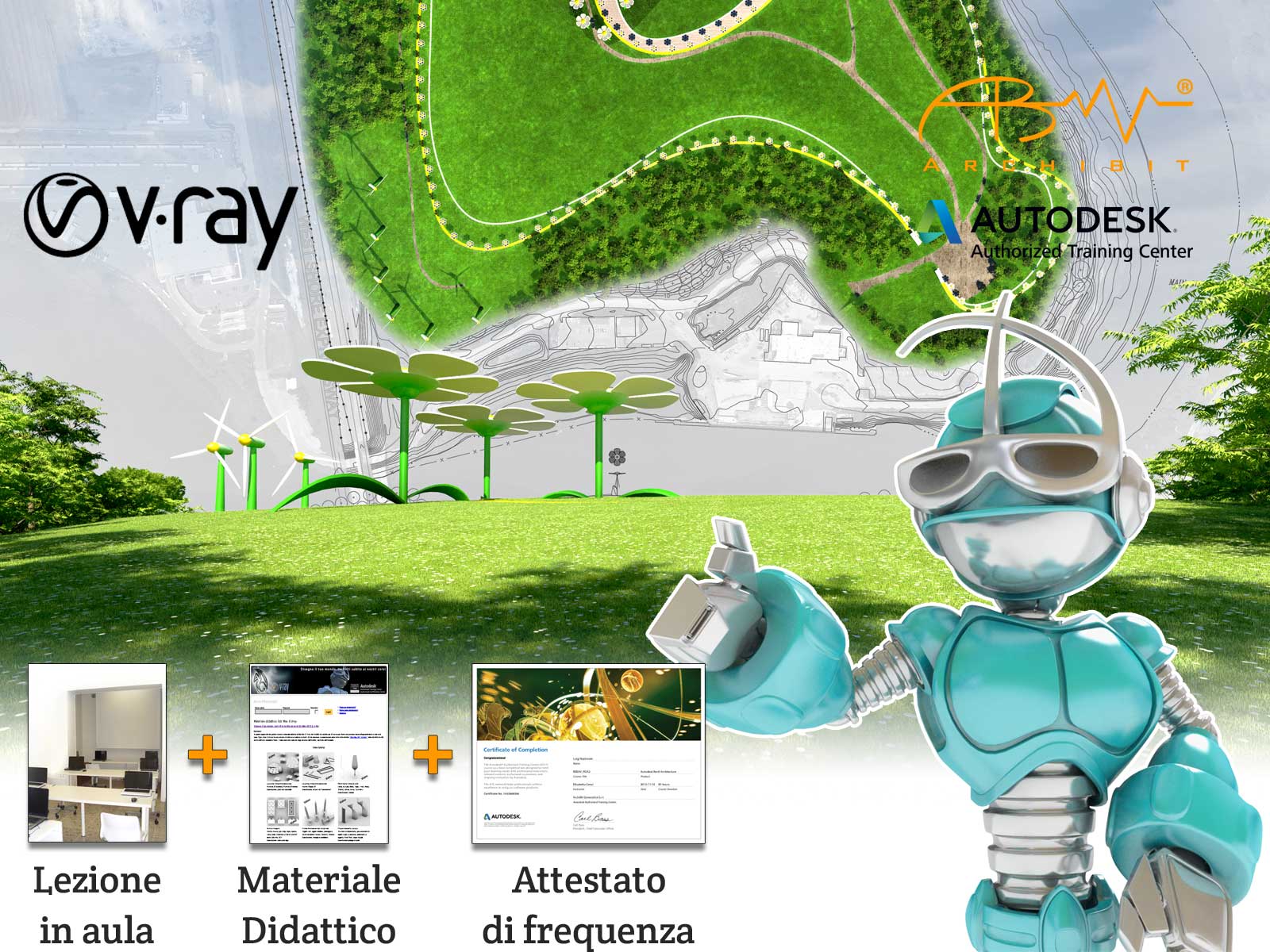 Corso V-Ray per 3ds Max - ArchiBit centro corsi Autodesk 3ds max e Vray a roma