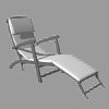 folding deckchair 