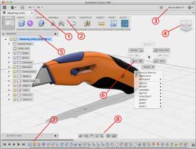 Interfaccia grafica di Fusion360 - Installazione e accesso Cloud Autodesk -Disegno 2D con Sketch