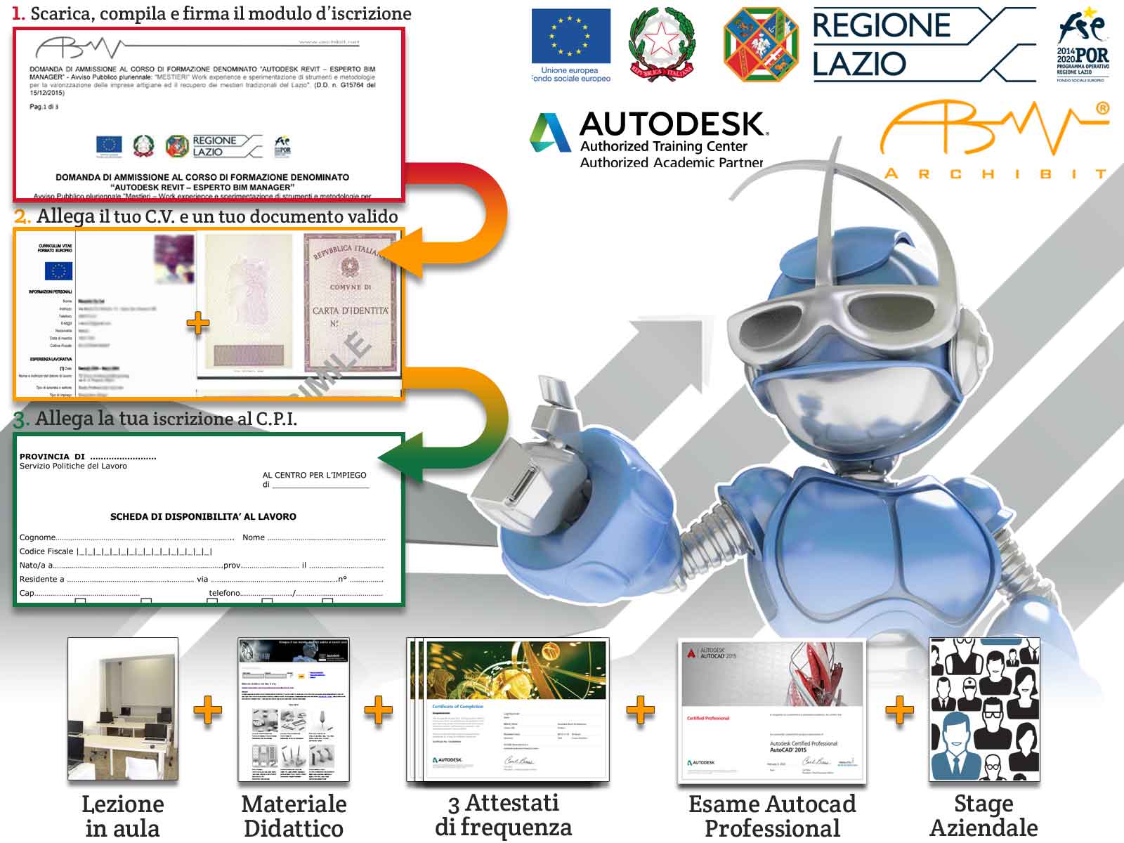 2-bando-mestieri-corso-gratuitoBim-Manager-Esperto-Revit-Architecture-regione-lazio-certificazioni-autodesk-professional-cad-revit-3ds-max-archibit-corsi-roma