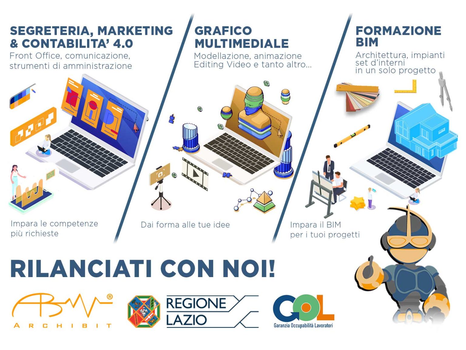 Corsi Finanziati GOL Regione Lazio ArchiBit Generation s.r.l.